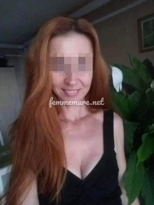 Sexe infidèle avec une belle rousse mature de Caen